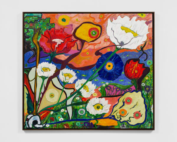 Daniel Gibson Manzanita, 2024 Oil on linen 67 x 75 in 170.2 x 190.5 cm
