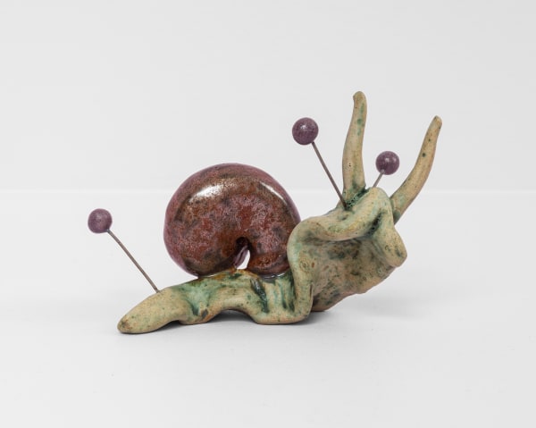 Charles Snowden, Snail with Pins, 2024