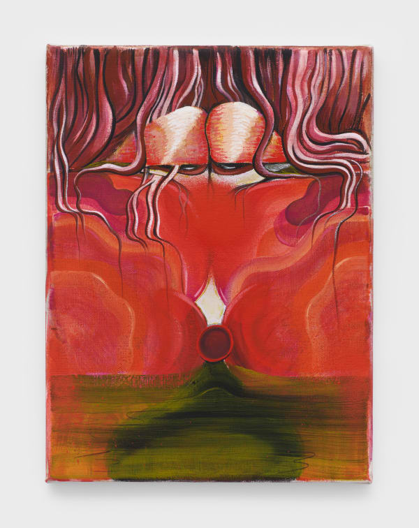 Bridget Mullen Birthday Series #10, 2021 Flashe on linen 12 x 9 in