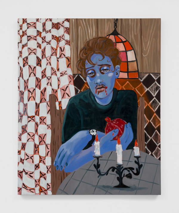 Katja Farin Red Pleasure, 2023 Oil on canvas 42 ¼ x 34 in 107.3 x 86.4 cm