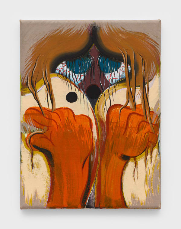 Bridget Mullen Birthday Series #25, 2021 Flashe on linen 12 x 9 in