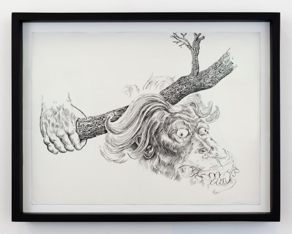 Trenton Doyle Hancock The End of Almacroyn, 2006 Ink on paper 9 x 12 inches