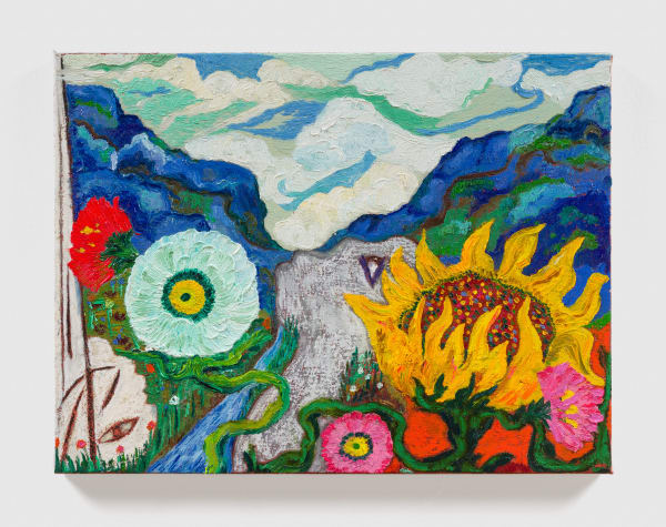 Daniel Gibson Garden Turned to Scrub, 2023 Oil on linen 19 x 25 in 48.3 x 63.5 cm