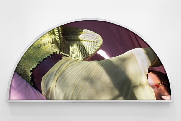 Widline Cadet, Yellow Shirt and Sun Shadows, 2025