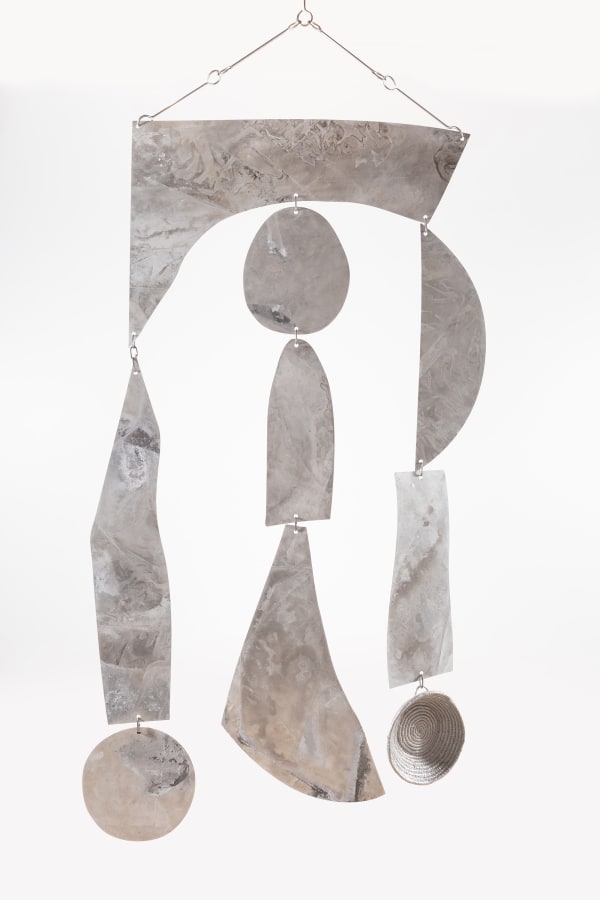 Fay Ray Spiral, 2021 Aluminum 91.25 x 50 inches