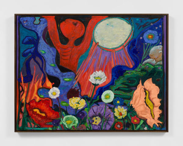 Daniel Gibson You Are a Flame of Water, 2024 Oil on linen 36 x 47 in 91.4 x 119.4 cm 37 ¼ x 48 ¼ in (framed) 94.6 x 122.6 cm (framed)