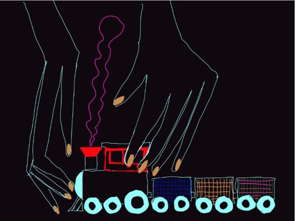 Summer Wheat, Toy Train, 2020