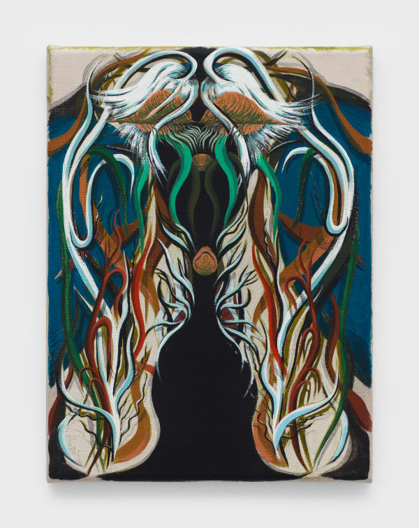 Bridget Mullen Birthday Series #31, 2021 Flashe on linen 12 x 9 in