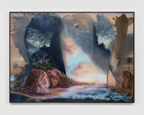 Annie Lapin, Day Moon Shore//Through and Before the Immediate Trees, 2025