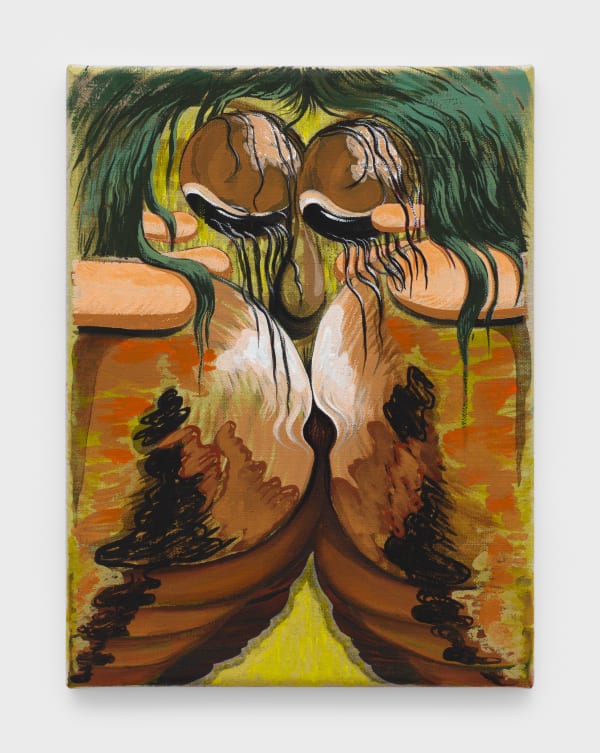 Bridget Mullen Birthday Series #26, 2021 Flashe on linen 12 x 9 in