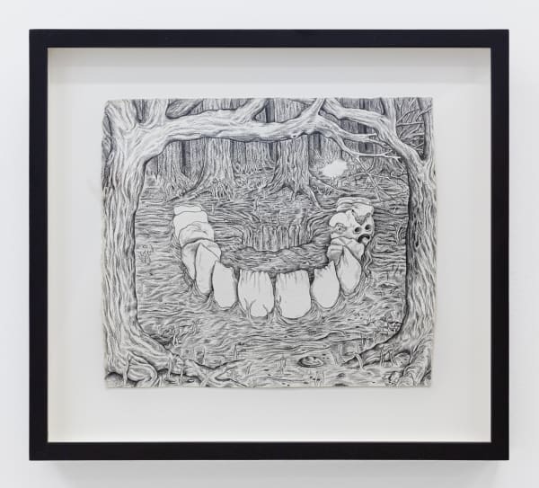 Trenton Doyle Hancock, Tooth Ring, 2001