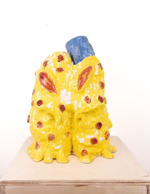 Kjelshus Collins Zadora & Yokai, 2020 Stoneware and glaze 21 x 16 x 10 in 53.3 x 40.6 x 25.4 cm
