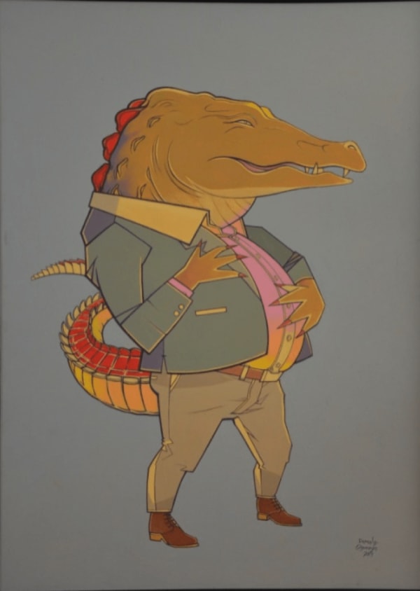 Demola Ogunajo, Crocodile, 2019