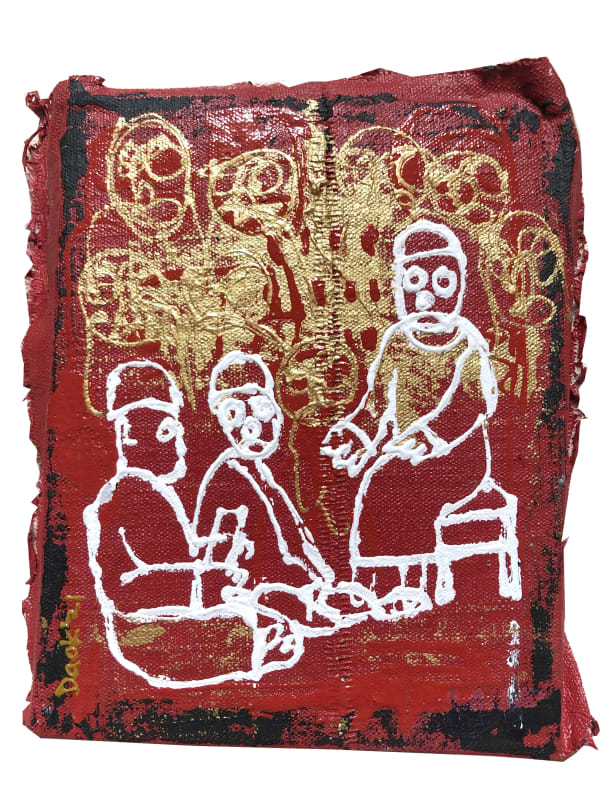 Damilola Okhoya "DAOK", Power of Paper: Scholars of Timbuktu I, 2021