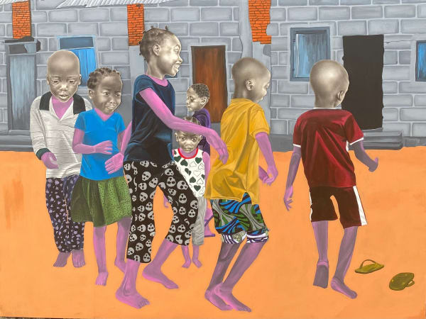 Olaoluwa Qozeem, Your mummy cooking pot, 2022