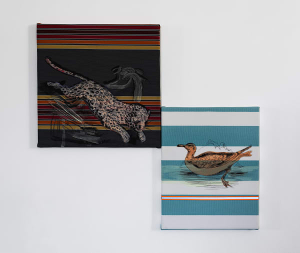 Helga Schmidhuber, Untitled, from the cycle 'About Horizons' - Diptych, 2023