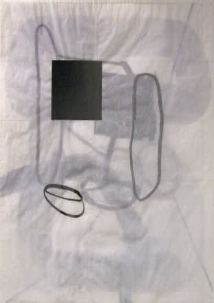 Andrew Bick, Untitled (from series of five bag drawings), 1997