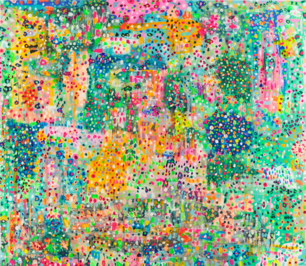 Gianluca Patti My Eyes Are Full #12, 2025 Acrylic and resin on panel 130 x 150 cm