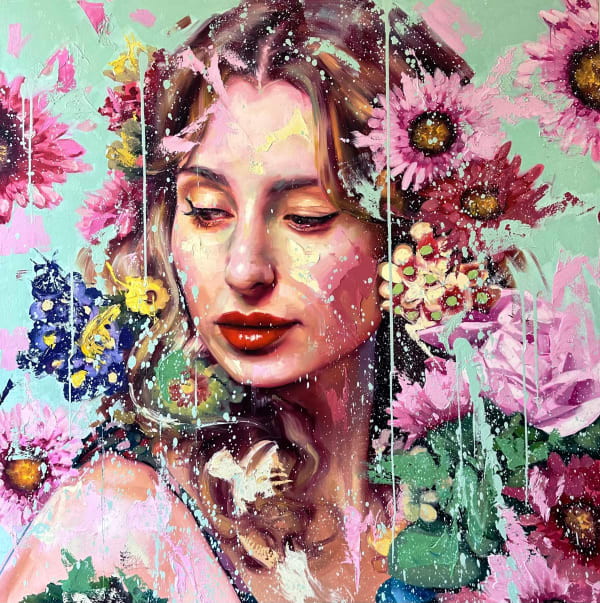 Silvio Porzionato, Flowery creature, flowerseries #11, 2023