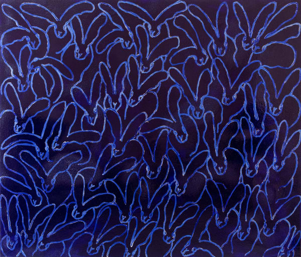 Hunt Slonem, Blues Again, 2019