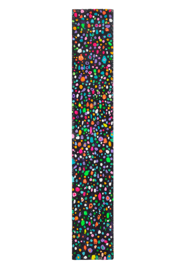 Gianluca Patti Floating Bar, 2025 Acrylic and resin on panel 120 x 20 cm