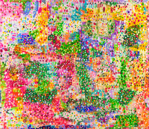 Gianluca Patti My Eyes Are Full #11, 2025 Acrylic and resin on panel 130 x 150 cm