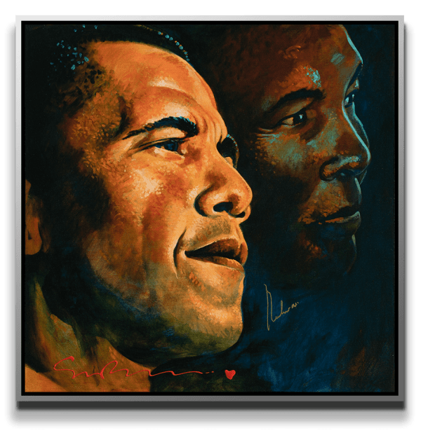 Simon Bull, Looking To The Future (Ali/ Obama), 2008