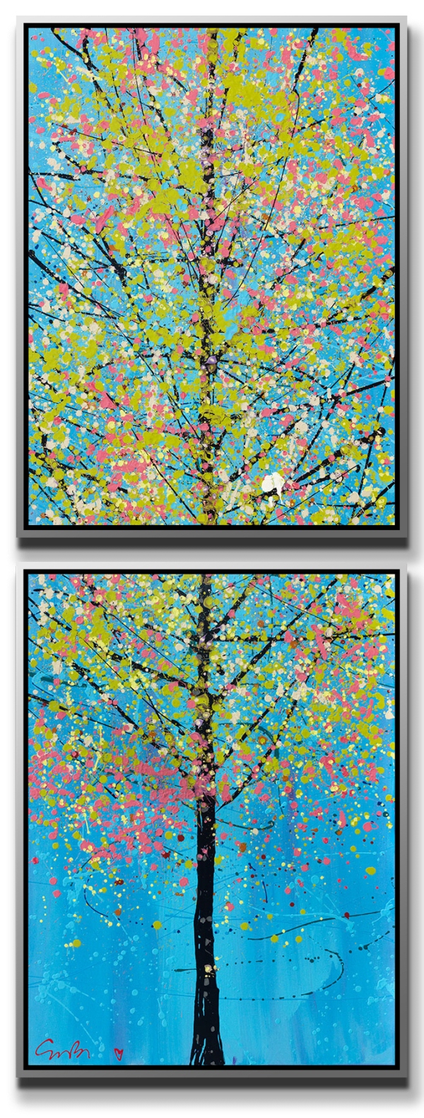 Simon Bull, Dreaming Big I & II (diptych), 2025