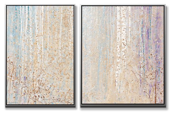 Simon Bull, Quiet Solitude I & II (diptych), 2025