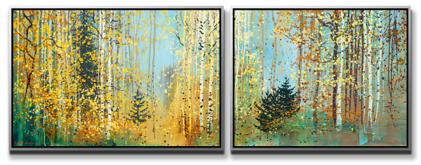 Simon Bull, Welcome Home! I & II (diptych), 2025