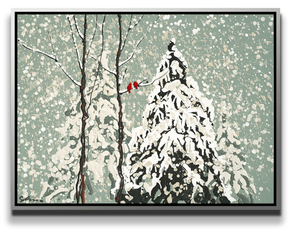 Simon Bull, Frosty Forest, 2023