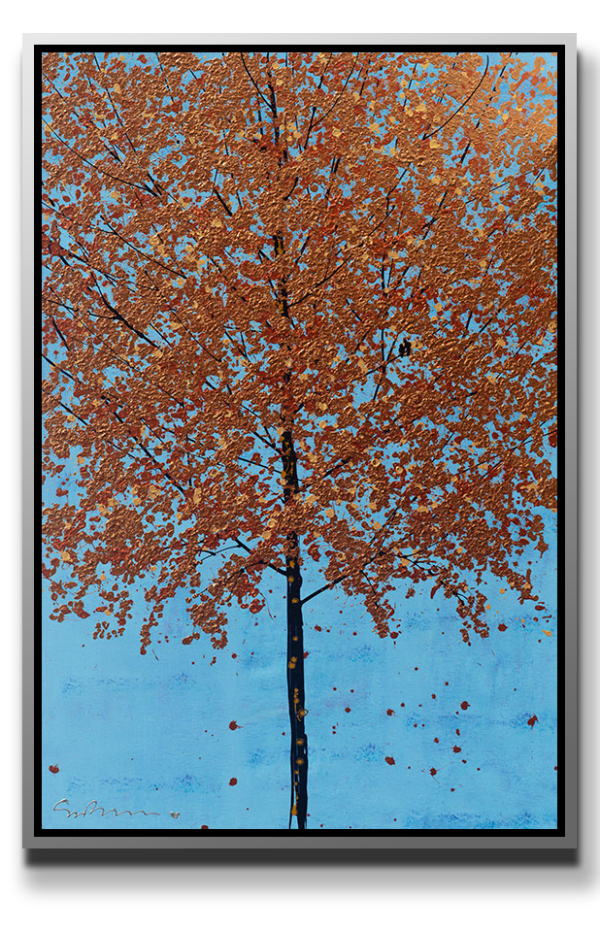 Simon Bull, Bronze and Blue, 2025