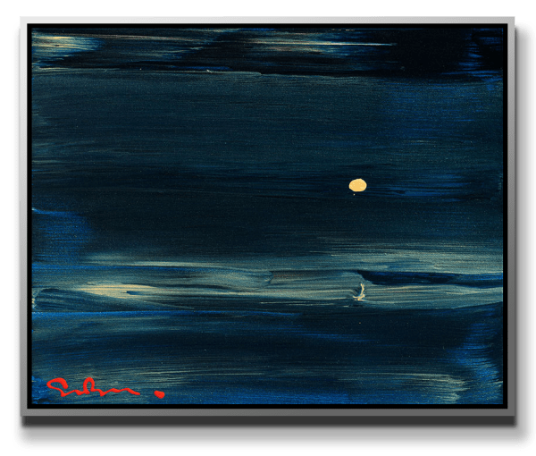 Simon Bull, Nocturne in Gold and Blue, 2020