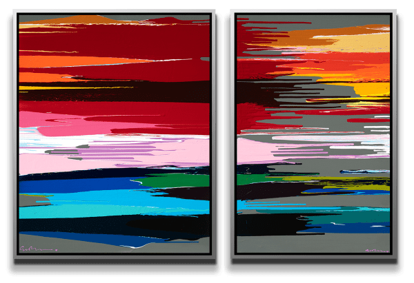 Simon Bull, Monterey Bay I & II (Diptych), 2022