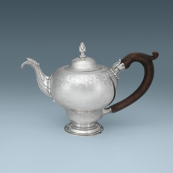 Otto Paul de Parisien, An Early American Silver Teapot, c. 1765