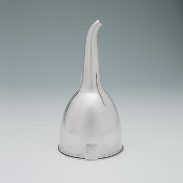 Josiah H. Lownes, A Rare Early American Silver Wine Funnel, c. 1820