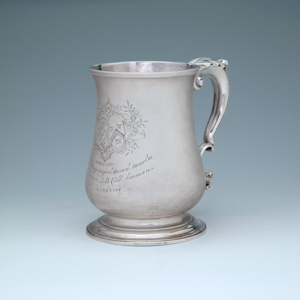 Whipham & Wright, A Sudbury Prize: A Large George II Antique English Silver Mug, 1759