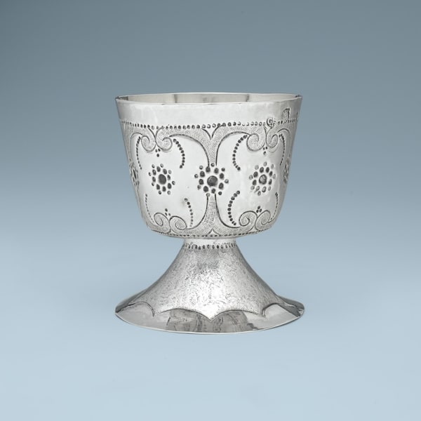 Gilbert Shepherd, A Commonwealth Antique English Silver Wine Cup, 1654
