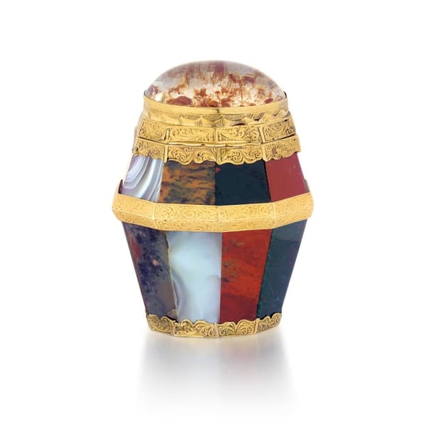 An Antique Gold-Mounted Scottish Vinaigrette, c. 1830