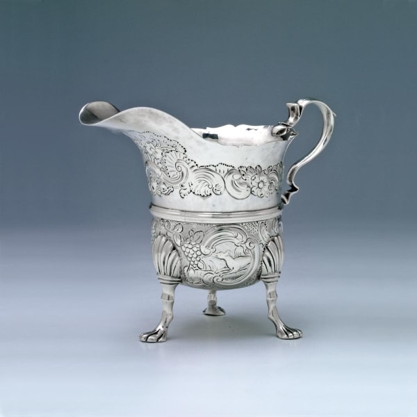 Michael McDermott, A George II Antique Irish Silver Creamer, c. 1760