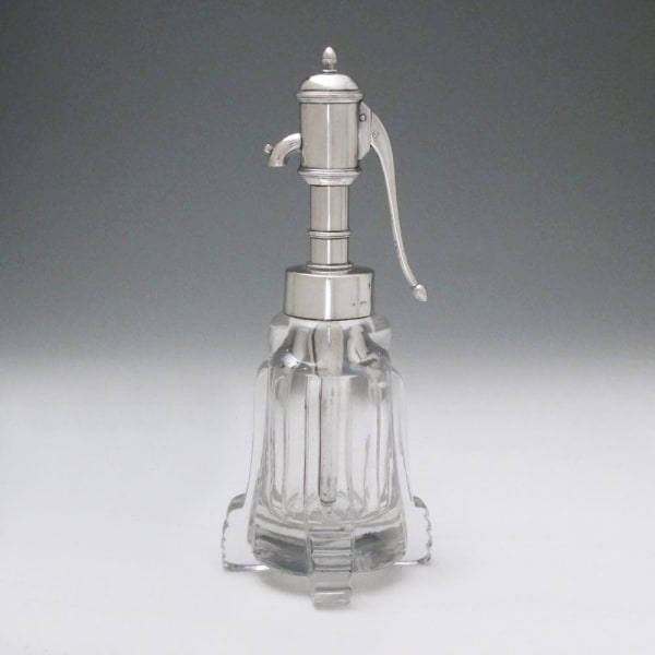 E.H. Stockwell, An Antique Victorian Silver & Glass Atomizer, 1886