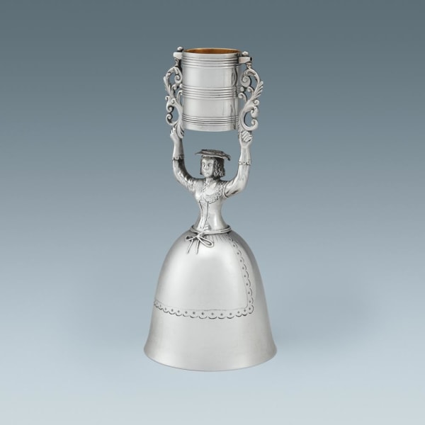 Augustin Le Sage, A George III Antique English Silver Wager or Wedding Cup, 1775