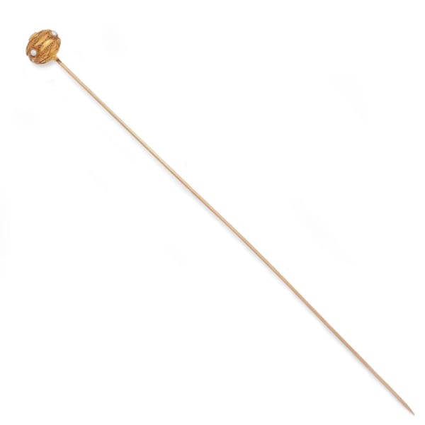 Tiffany & Co., A Gold Hatpin, c. 1890