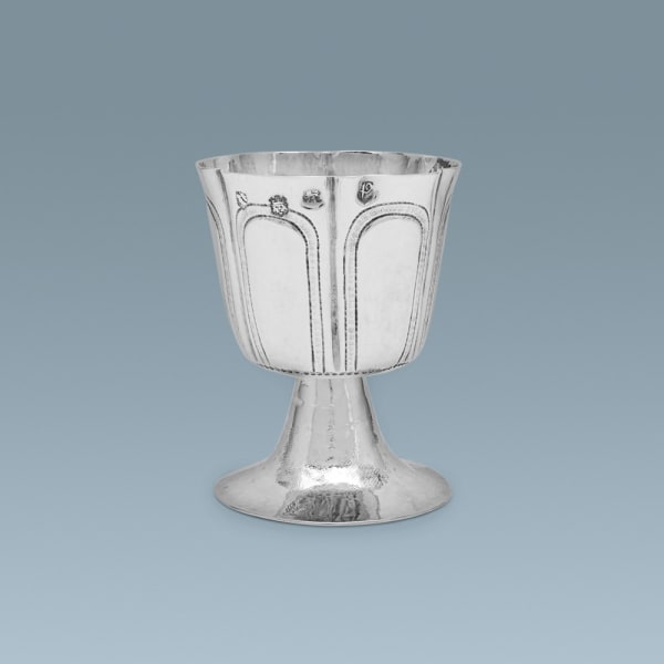 A Bird, A Commonwealth Antique Silver Wine Cup, 1652