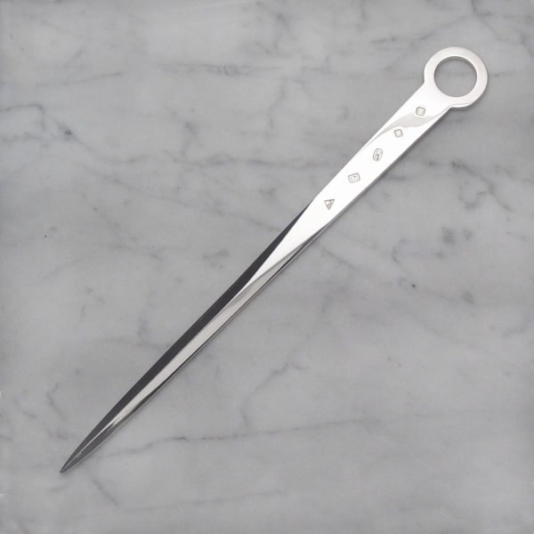 A Modern English Silver Skewer