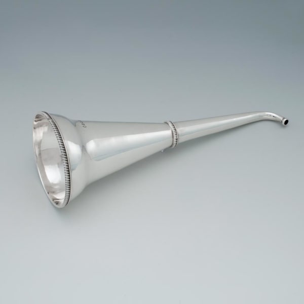 Phipps, Thomas & Robinson, Edward, A George III Antique English Silver Ear Trumpet, 1808
