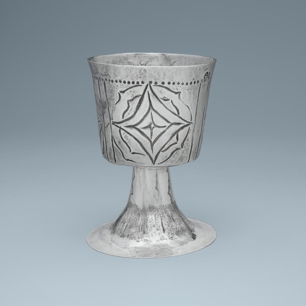 Thomas Cory, A Rare Provincial Charles II Antique English Silver Wine Cup, c. 1665