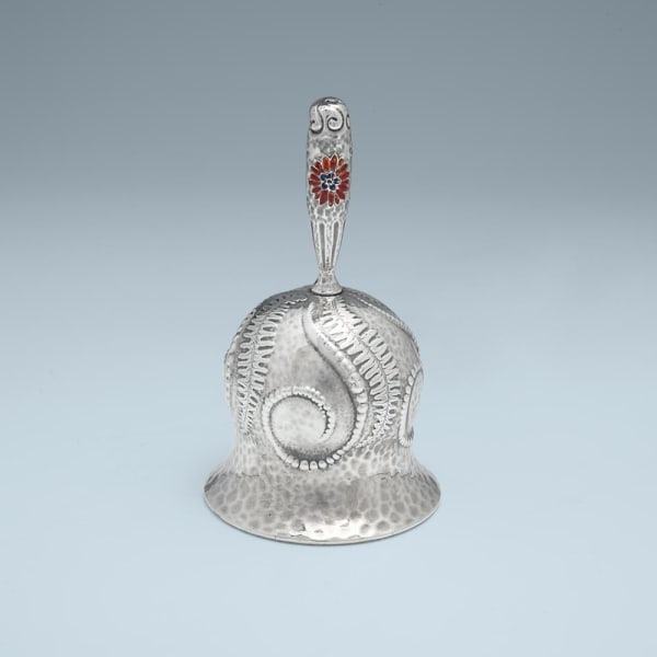 Tiffany & Co., An American Silver and Enamel Table Bell, c. 1883