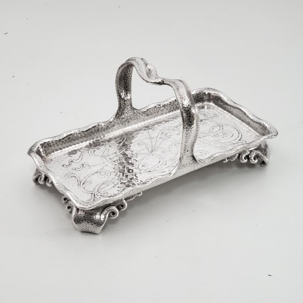 Tiffany & Co., An Antique Silver Aesthetic Movement Vide Poche, c. 1880