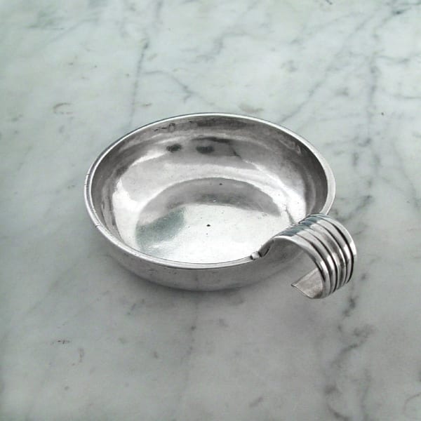 An Antique French Silver Wine Taster, c. 1800